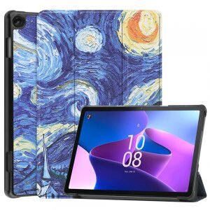 Husa pentru Lenovo Tab M10 Gen 3, Techsuit, FoldPro Starry Night, Multicolor