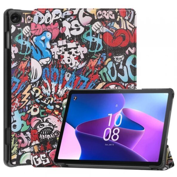 Husa pentru Lenovo Tab M10 Gen 3, Techsuit, FoldPro Urban Vibe, Multicolor
