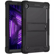 Husa pentru Lenovo Tab M10 Plus 10.3, Techsuit, Rugged TabShell, Neagra