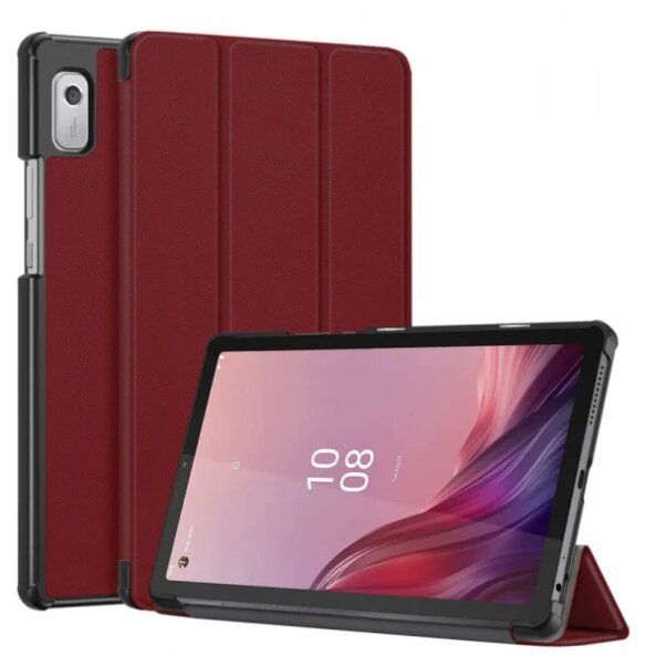 Husa pentru Lenovo Tab M9, Techsuit, FoldPro, Rosie