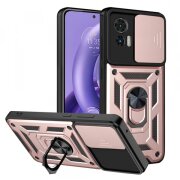 Husa pentru Motorola Edge 30 Neo, Techsuit, CamShield, Roz