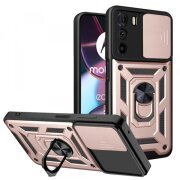 Husa pentru Motorola Edge 30, Techsuit, CamShield, Roz