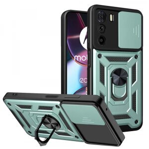 Husa pentru Motorola Edge 30, Techsuit, CamShield, Verde