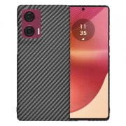 Husa pentru Motorola Edge 50 Fusion, Techsuit, Carbonite FiberShell, Neagra
