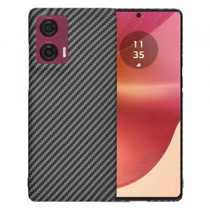 Husa pentru Motorola Edge 50 Fusion, Techsuit, Carbonite FiberShell, Neagra