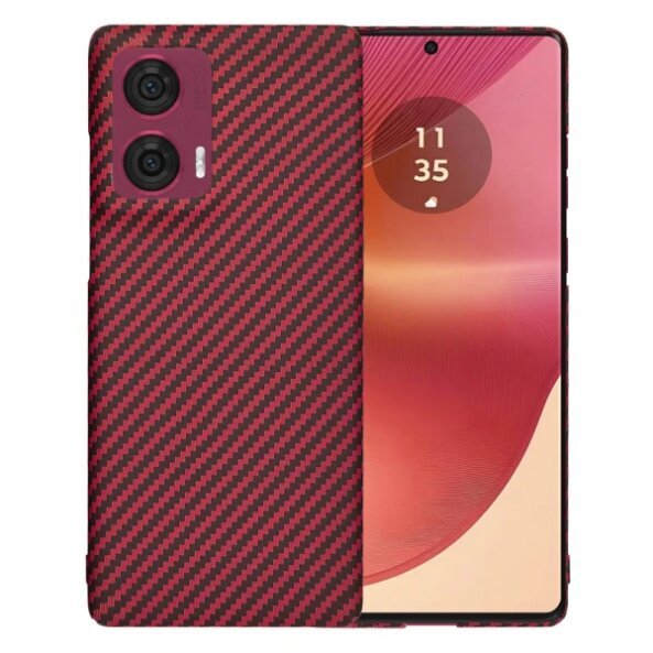 Husa pentru Motorola Edge 50 Fusion, Techsuit, Carbonite FiberShell, Rosie