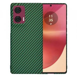 Husa pentru Motorola Edge 50 Fusion, Techsuit, Carbonite FiberShell, Verde