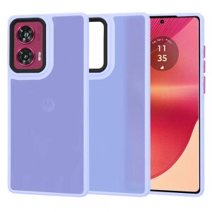 Husa pentru Motorola Edge 50 Fusion, Techsuit, HaloFrost, Mov Deschis