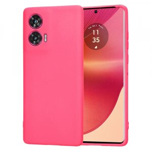 Husa pentru Motorola Edge 50 Fusion, Techsuit, SoftFlex, Roz Inchis