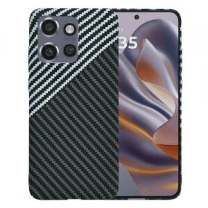 Husa pentru Motorola Edge 50 Neo, Techsuit, Carbonite FiberShell, Gri