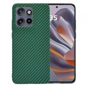 Husa pentru Motorola Edge 50 Neo, Techsuit, Carbonite FiberShell, Verde