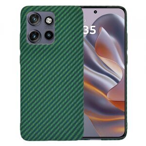 Husa pentru Motorola Edge 50 Neo, Techsuit, Carbonite FiberShell, Verde