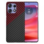 Husa pentru Motorola Edge 50 Pro, Techsuit, Carbonite FiberShell Vortex, Rosie