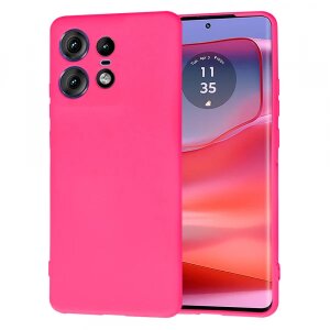 Husa pentru Motorola Edge 50 Pro, Techsuit, SoftFlex, Roz Inchis