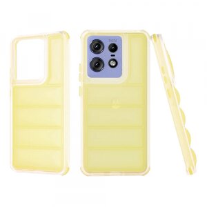 Husa pentru Motorola Edge 50 Pro, Techsuit, Wave Shield, Galbena