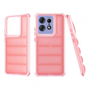 Husa pentru Motorola Edge 50 Pro, Techsuit, Wave Shield, Rosie