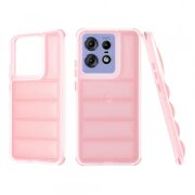 Husa pentru Motorola Edge 50 Pro, Techsuit, Wave Shield, Roz