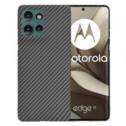 Husa pentru Motorola Edge 50, Techsuit, Carbonite FiberShell, Neagra