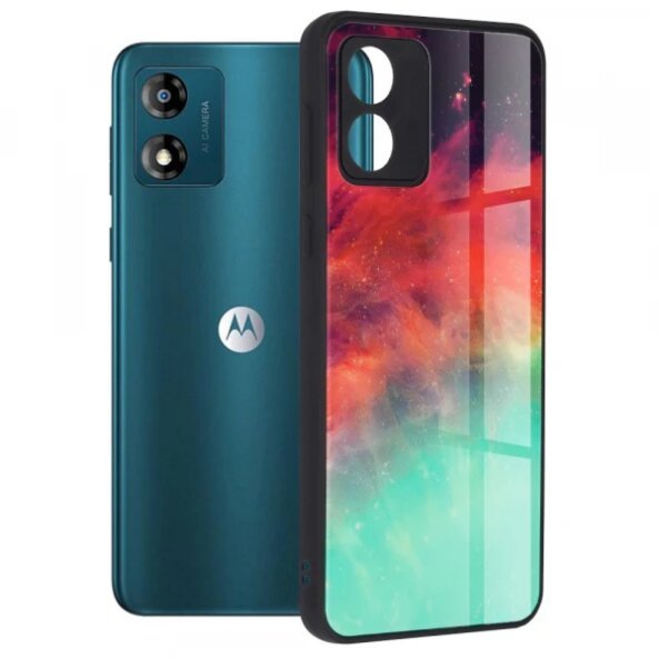Husa pentru Motorola Moto E13, Techsuit, Glaze, Turcoaz