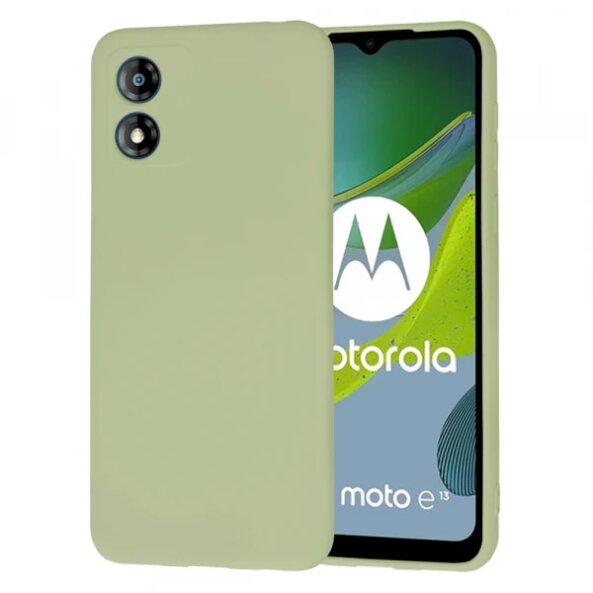 Husa pentru Motorola Moto E13, Techsuit, SoftFlex, Verde Deschis