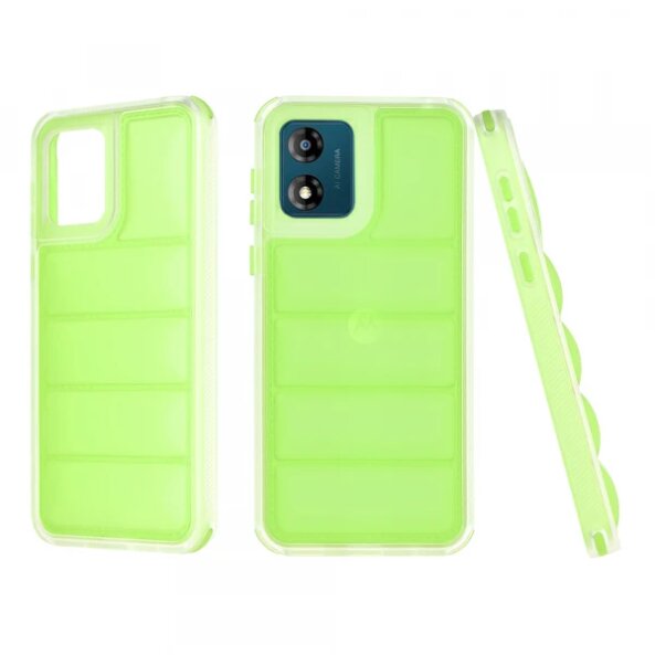 Husa pentru Motorola Moto E13, Techsuit, Wave Shield, Verde