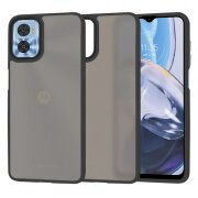 Husa pentru Motorola Moto E22i / E22, Techsuit, HaloFrost, Neagra