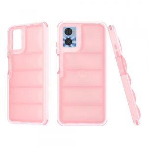 Husa pentru Motorola Moto E22i / E22, Techsuit, Wave Shield, Roz