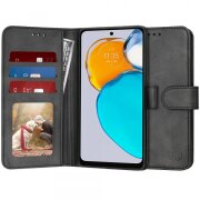 Husa pentru Motorola Moto E22s, Techsuit, Diary Book, Neagra