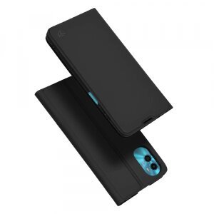 Husa pentru Motorola Moto E22s, Techsuit, Magskin Book, Neagra