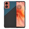Husa pentru Motorola Moto G04s / E14 / G04 / G24, Techsuit, Carbonite FiberShell, Bleu