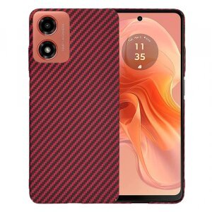 Husa pentru Motorola Moto G04s / E14 / G04 / G24, Techsuit, Carbonite FiberShell, Rosie
