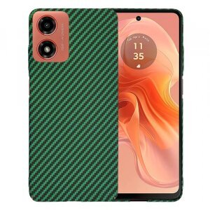 Husa pentru Motorola Moto G04s / E14 / G04 / G24, Techsuit, Carbonite FiberShell, Verde