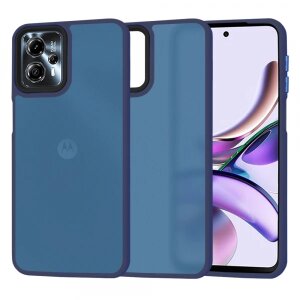 Husa pentru Motorola Moto G13 / G23, Techsuit, HaloFrost, Bleumarin