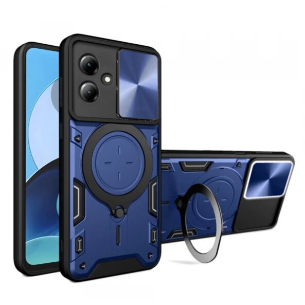 Husa pentru Motorola Moto G14, Techsuit, CamGuard Pro, Albastra