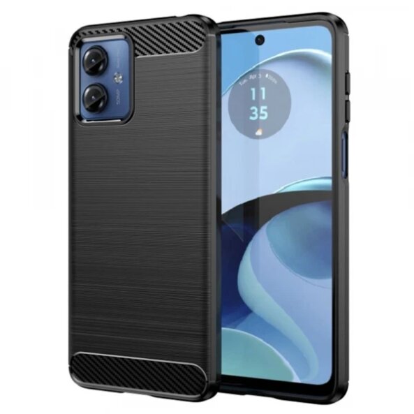 Husa pentru Motorola Moto G14, Techsuit, Carbon, Neagra