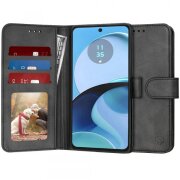 Husa pentru Motorola Moto G14, Techsuit, Diary Book, Neagra