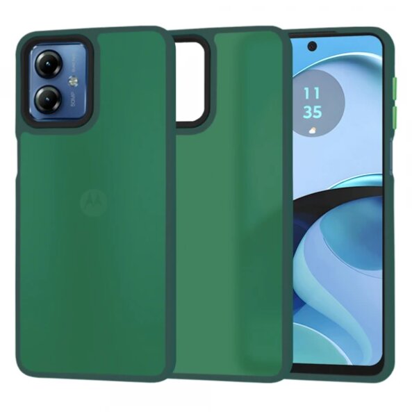 Husa pentru Motorola Moto G14, Techsuit, HaloFrost, Verde