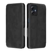 Husa pentru Motorola Moto G14, Techsuit, Safe Wallet Plus, Neagra