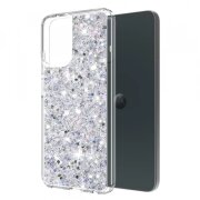 Husa pentru Motorola Moto G14, Techsuit, Sparkly Glitter, Alba