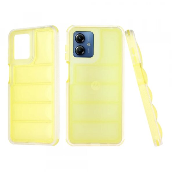Husa pentru Motorola Moto G14, Techsuit, Wave Shield, Galbena