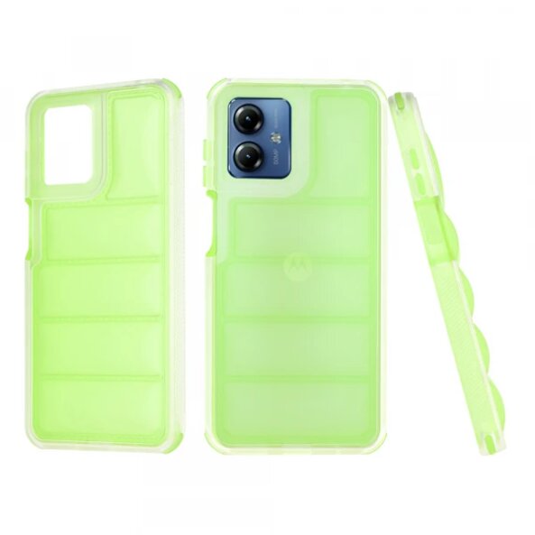 Husa pentru Motorola Moto G14, Techsuit, Wave Shield, Verde