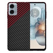 Husa pentru Motorola Moto G24 Power, Techsuit, Carbonite FiberShell Vortex, Rosie