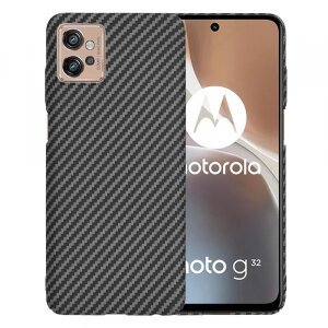 Husa pentru Motorola Moto G32, Techsuit, Carbonite FiberShell, Neagra