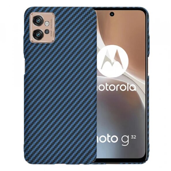 Husa pentru Motorola Moto G32, Techsuit, Carbonite FiberShell, Turcoaz