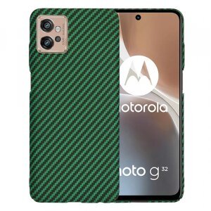 Husa pentru Motorola Moto G32, Techsuit, Carbonite FiberShell, Verde