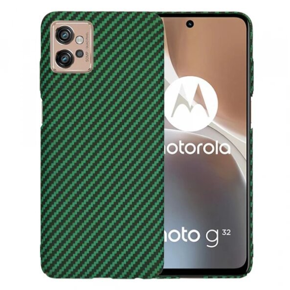 Husa pentru Motorola Moto G32, Techsuit, Carbonite FiberShell, Verde