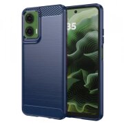 Husa pentru Motorola Moto G35, Techsuit, Carbon, Albastra