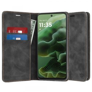 Husa pentru Motorola Moto G35, Techsuit, Confy, Neagra