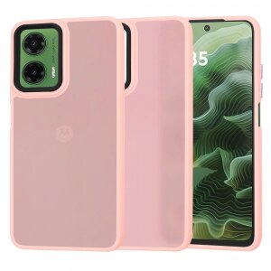 Husa pentru Motorola Moto G35, Techsuit, HaloFrost, Roz