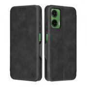 Husa pentru Motorola Moto G35, Techsuit, Safe Wallet Plus, Neagra